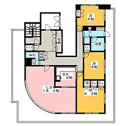 パークハウス八事の丘 3SLDKの間取図画像