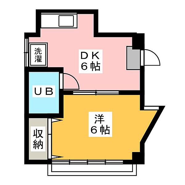 神谷ハイツ ｜愛知県名古屋市昭和区田面町２丁目(賃貸マンション1DK・2階・25.00㎡)の写真 その2