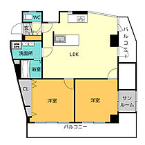 グランドール山手  ｜ 愛知県名古屋市昭和区山里町（賃貸マンション2LDK・3階・65.00㎡） その2