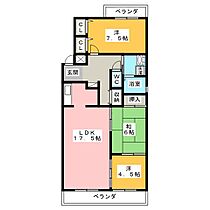 三渓ヒルズ　Ｃ棟  ｜ 愛知県名古屋市昭和区川名山町（賃貸マンション3LDK・1階・81.12㎡） その2