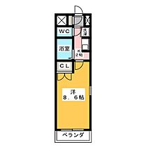 フラワール駒方  ｜ 愛知県名古屋市昭和区駒方町５丁目（賃貸マンション1K・4階・24.93㎡） その2