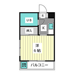 間取図画像 1K