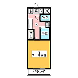 間取図画像 1K