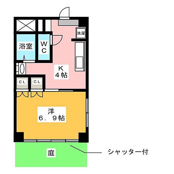 フェリーチェ ｜愛知県名古屋市南区堤町２丁目(賃貸マンション1K・1階・27.26㎡)の写真 その2