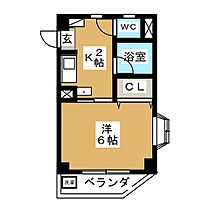 ＳＵＭＩワンルームマンション  ｜ 愛知県名古屋市中川区露橋１丁目（賃貸マンション1K・2階・21.60㎡） その2