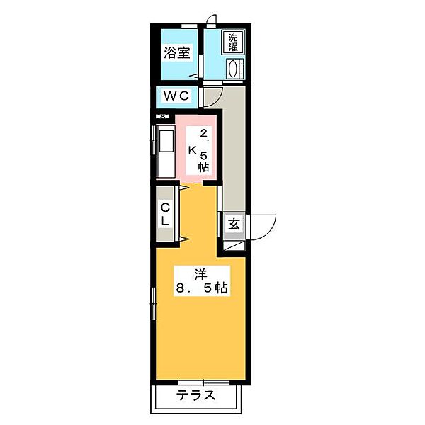 サニー瑞穂 ｜愛知県名古屋市瑞穂区大喜町２丁目(賃貸アパート1K・2階・33.66㎡)の写真 その2