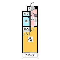 レジデンスフクザワ　II  ｜ 愛知県名古屋市熱田区金山町１丁目（賃貸マンション1K・2階・21.06㎡） その2