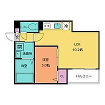 Jack hoshoII 301 ｜ 愛知県名古屋市南区宝生町１丁目24番3（賃貸アパート1LDK・3階・31.07㎡） その2