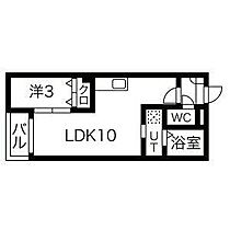 Warren shibataI 101 ｜ 愛知県名古屋市南区柴田町５丁目17（賃貸アパート1LDK・1階・30.43㎡） その2