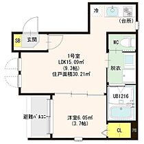 仮称）ハーモニーテラスー道徳新町五丁目Ａ 301 ｜ 愛知県名古屋市南区道徳新町５丁目37番1、37番2(仮)（賃貸アパート1LDK・3階・30.00㎡） その2