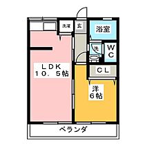 グローリーハイツＢ棟  ｜ 愛知県名古屋市南区西又兵ヱ町４丁目（賃貸アパート1LDK・2階・34.34㎡） その2