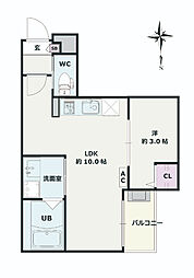 間取図画像 1LDK