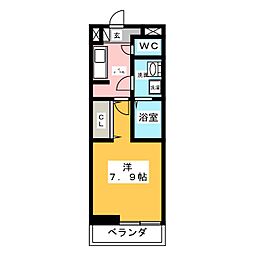 グラン　セーズ　Ｋ 1階1Kの間取り