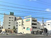 病院「山口病院まで430m」