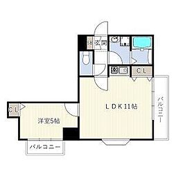 ベラビスタ柴田 1LDKの間取図画像