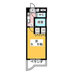 ＳＴＵＤＩＯ　ＳＨＩＲＯＧＡＮＥ 4階1Kの間取り