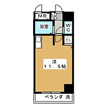 タウンエステート新栄  ｜ 愛知県名古屋市中区新栄１丁目（賃貸マンション1R・2階・25.20㎡） その2