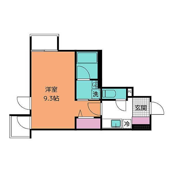 E-city大須 401｜愛知県名古屋市中区大須２丁目(賃貸マンション1K・4階・28.39㎡)の写真 その2