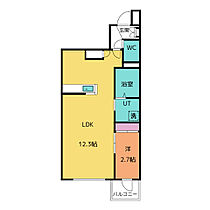 アソシエ東別院 201 ｜ 愛知県名古屋市中区大井町2-4-2（賃貸マンション1LDK・2階・36.37㎡） その2