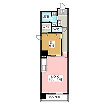 ディアコート千早  ｜ 愛知県名古屋市中区新栄２丁目（賃貸マンション1LDK・6階・47.96㎡） その2