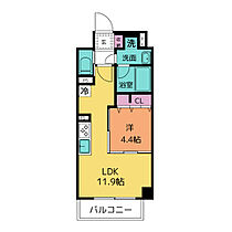 ブルジュ385パークアベニュー 501 ｜ 愛知県名古屋市昭和区鶴舞２丁目1-11（賃貸マンション1LDK・5階・40.85㎡） その2