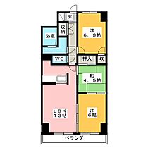 エスティメゾン鶴舞  ｜ 愛知県名古屋市中区千代田２丁目（賃貸マンション3LDK・14階・65.80㎡） その2