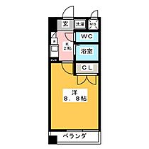 ブルームライフ鶴舞  ｜ 愛知県名古屋市中区千代田４丁目（賃貸マンション1K・8階・24.96㎡） その2