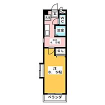 バンベール高辻  ｜ 愛知県名古屋市昭和区白金３丁目（賃貸マンション1DK・3階・30.74㎡） その2