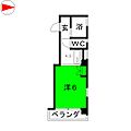 スクエア橘2階3.4万円
