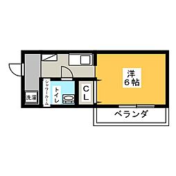 間取図画像 1K