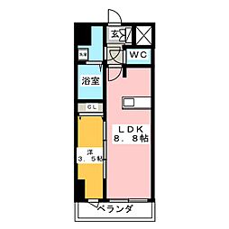 ファステート東別院シュプール 1LDKの間取図画像