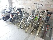 自転車置き場です。