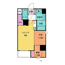 The9thResidenceSakaeSide 1LDKの間取図画像
