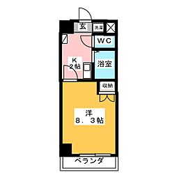 ソフィア東別院 1Kの間取図画像