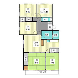 間取図画像 5LDK