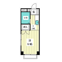 川本マンション  ｜ 愛知県長久手市杁ケ池（賃貸マンション1R・2階・22.00㎡） その2