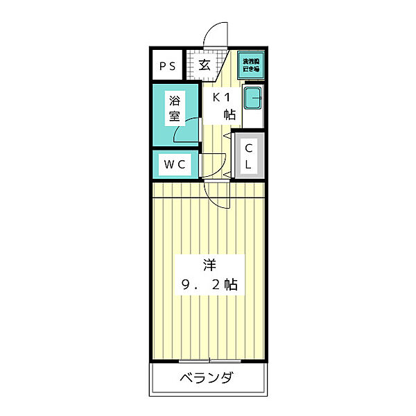 ジュネス猪高台 ｜愛知県名古屋市名東区猪高台２丁目(賃貸マンション1K・3階・26.40㎡)の写真 その2