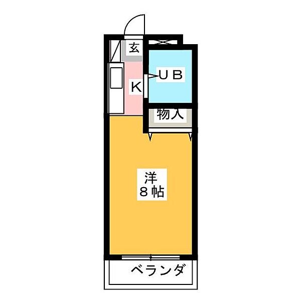 ジョイフル藤ヶ丘 ｜愛知県名古屋市名東区朝日が丘(賃貸マンション1K・1階・17.48㎡)の写真 その2