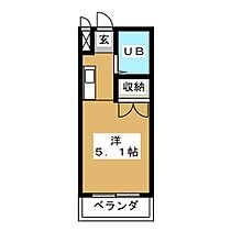 メゾン・ド・メルヴェーユ  ｜ 愛知県名古屋市名東区宝が丘（賃貸マンション1R・1階・16.97㎡） その2