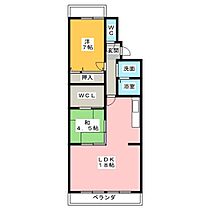 サンヒルマンション  ｜ 愛知県名古屋市名東区宝が丘（賃貸マンション2LDK・1階・71.37㎡） その2