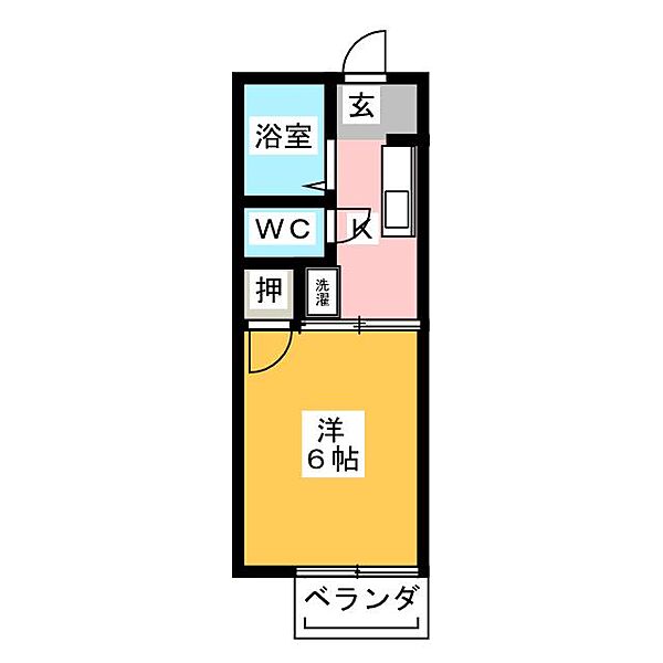 サンフォレスト ｜愛知県名古屋市名東区社が丘４丁目(賃貸アパート1K・1階・21.18㎡)の写真 その2