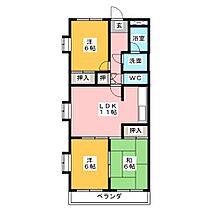 ビバリーヒルズ藤ヶ丘  ｜ 愛知県長久手市塚田（賃貸マンション3LDK・5階・67.07㎡） その2