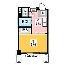 アエラス杁ヶ池パークサイド  ｜ 愛知県長久手市蟹原（賃貸マンション1K・4階・23.67㎡） その2