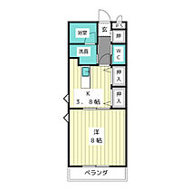 オリエンス藤ヶ丘  ｜ 愛知県長久手市塚田（賃貸マンション1K・2階・32.40㎡） その2