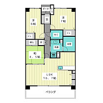 カルティア長久手WESTCOURT  ｜ 愛知県長久手市下川原（賃貸マンション3LDK・4階・76.92㎡） その2