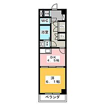 プランドールI  ｜ 愛知県長久手市岩作長筬（賃貸マンション1DK・6階・30.00㎡） その2