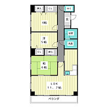 ＰＲＯＸＹ　ＳＱＵＡＲＥ　藤が丘  ｜ 愛知県名古屋市名東区宝が丘（賃貸マンション3LDK・2階・75.15㎡） その2