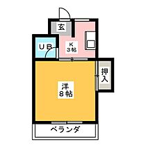 藤ハイツ  ｜ 愛知県長久手市菖蒲池（賃貸マンション1K・2階・24.00㎡） その2