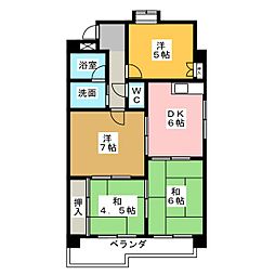 間取図画像 4DK