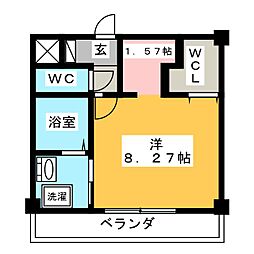 間取図画像 1K